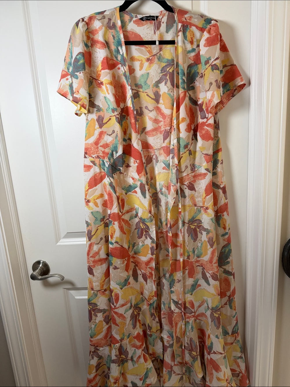 Lightweight Multicolor Floral Maxi Dress